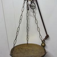 bilancia stadera anno 1934 piatto in ottone