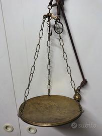 bilancia stadera anno 1934 piatto in ottone