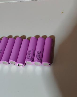 Batterie ricarica.Samsung litio 18650 3400mah 10pz