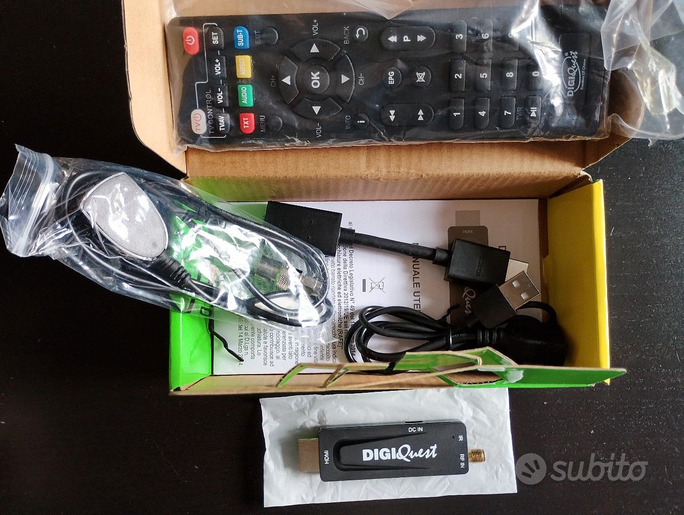 Decoder dvbt2 mini Stick HDMI con Media player - Audio/Video In vendita ...