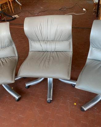 3 poltrone Saporiti