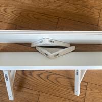 Coppia di mensole ikea bianco laccato perfette