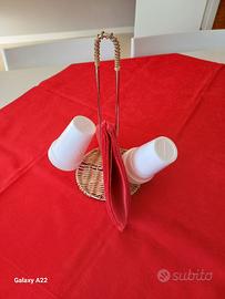 portabicchieri e tovaglioli 