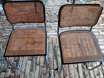 coppia sedie thonet cesca di breuer