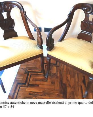 Poltrona in noce