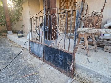 Cancello in ferro vintage