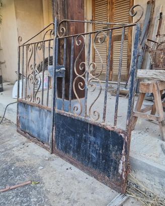Cancello in ferro vintage