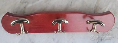 Appendiabiti in legno da muro