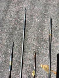 aste arbalete varie misure nuove e usate