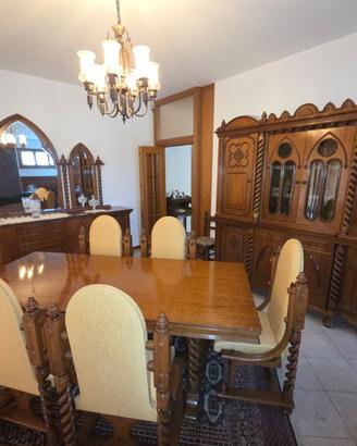 Salotto Neogotico in Legno Massello + omaggio