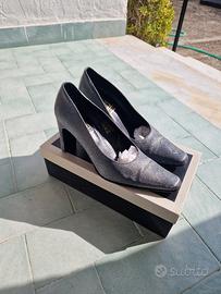 Scarpe eleganti donna argentate