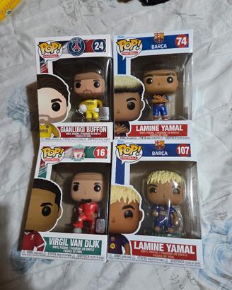 Lotto Funko Pop! Calcio: Buffon, Yamal ×2 Van Dijk