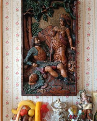 guerriero con ancella.