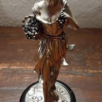 Scultura Marcello Giorgio laminato argento