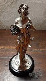 Scultura Marcello Giorgio laminato argento