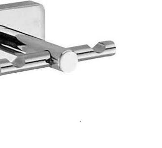 Appendiabiti doppio bagno porta salviette gancio