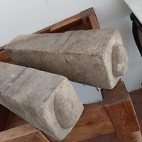 coppia alari toscani in pietra serena