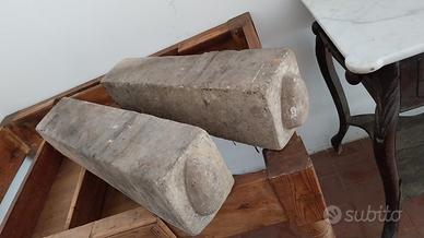 coppia alari toscani in pietra serena