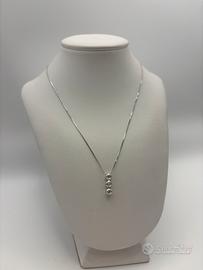 Collana in Oro Bianco 18k