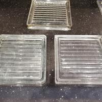 3 vetromattone vetrocemento trasparente 20x20 cm 