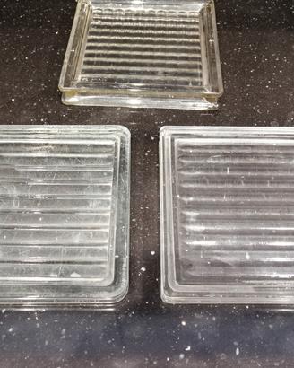 3 vetromattone vetrocemento trasparente 20x20 cm 