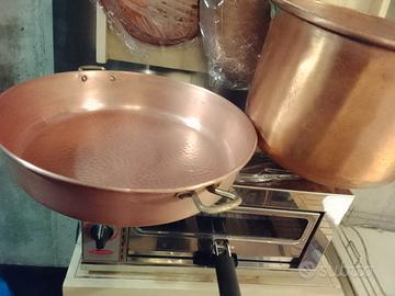 padella rame cm 41diametro xcm9 ideale per paella 