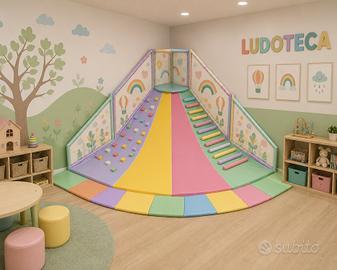 Vulcano Arrampicata per Bambini per Aree Gioco