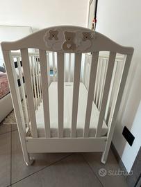 Lettino Azzurra Desing Star, con materasso incluso