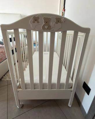 Lettino Azzurra Desing Star, con materasso incluso