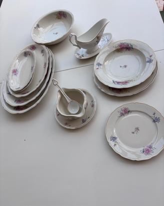 Set di 12 piatti in ceramica