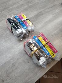 2 Set Completi Cartucce  Epson XP Compatibili
