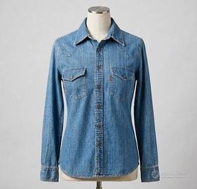 Camicia denim donna Levi's, vintage, tg L, country