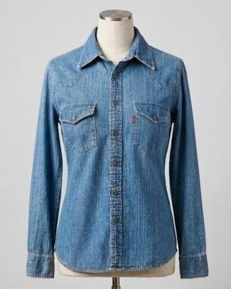 Camicia denim donna Levi's, vintage, tg L, country