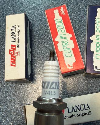 4  candele Fiat Lancia originali V4LS