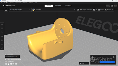 Supporto motore per macchine rc 540/3650