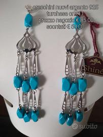 orecchini argento