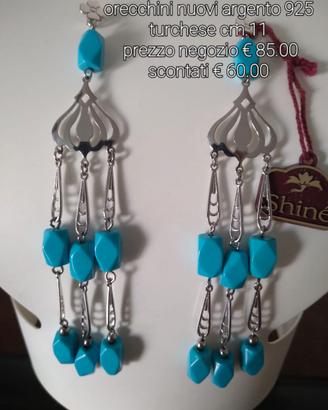 orecchini argento