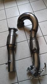 GOLF GTI 7 7.5 downpipe 76mm con cat 200 celle