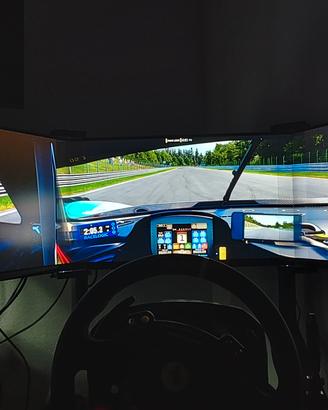 Triplo monitor Asus 27" e supporto oplite