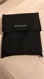 Portafoglio Orciani billfold micron in pelle NUOVO