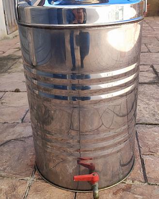 Tanica per olio in acciaio inox da 50 litri