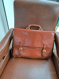 Cartella porta documenti in vera pelle – stile vin