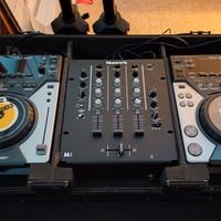 Consolle dj professionale completa CD, USB e GND