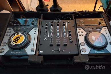 Consolle dj professionale completa CD, USB e GND