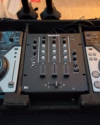 Consolle dj professionale completa CD, USB e GND
