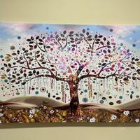 Quadro Gustav Klimt Acustico Albero della vita