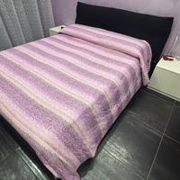 Letto matrimoniale contenitore con doghe