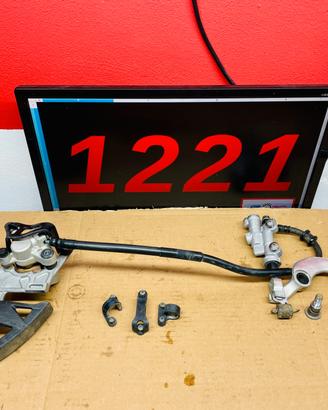 IMPIANTO FRENANTE POSTERIORE HONDA CRF 250 E 450 D