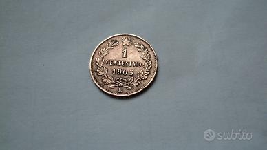 MONETA 1 CENTESIMO ITALIA 1905