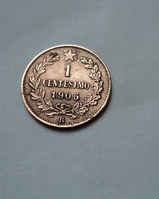 MONETA 1 CENTESIMO ITALIA 1905